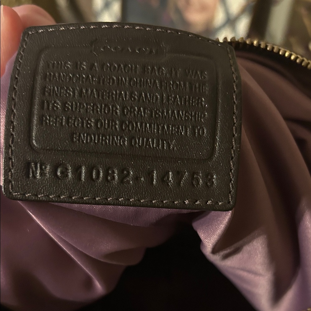 Coach Signature Hobo Shoulder Bag / Crossbody - Picture 12 of 12
